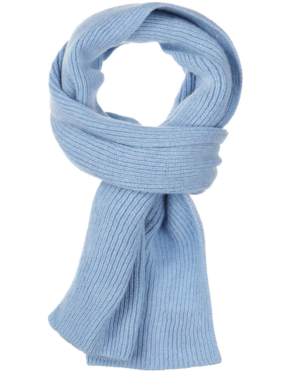 WL Kaschmir-Rippschal | Blau