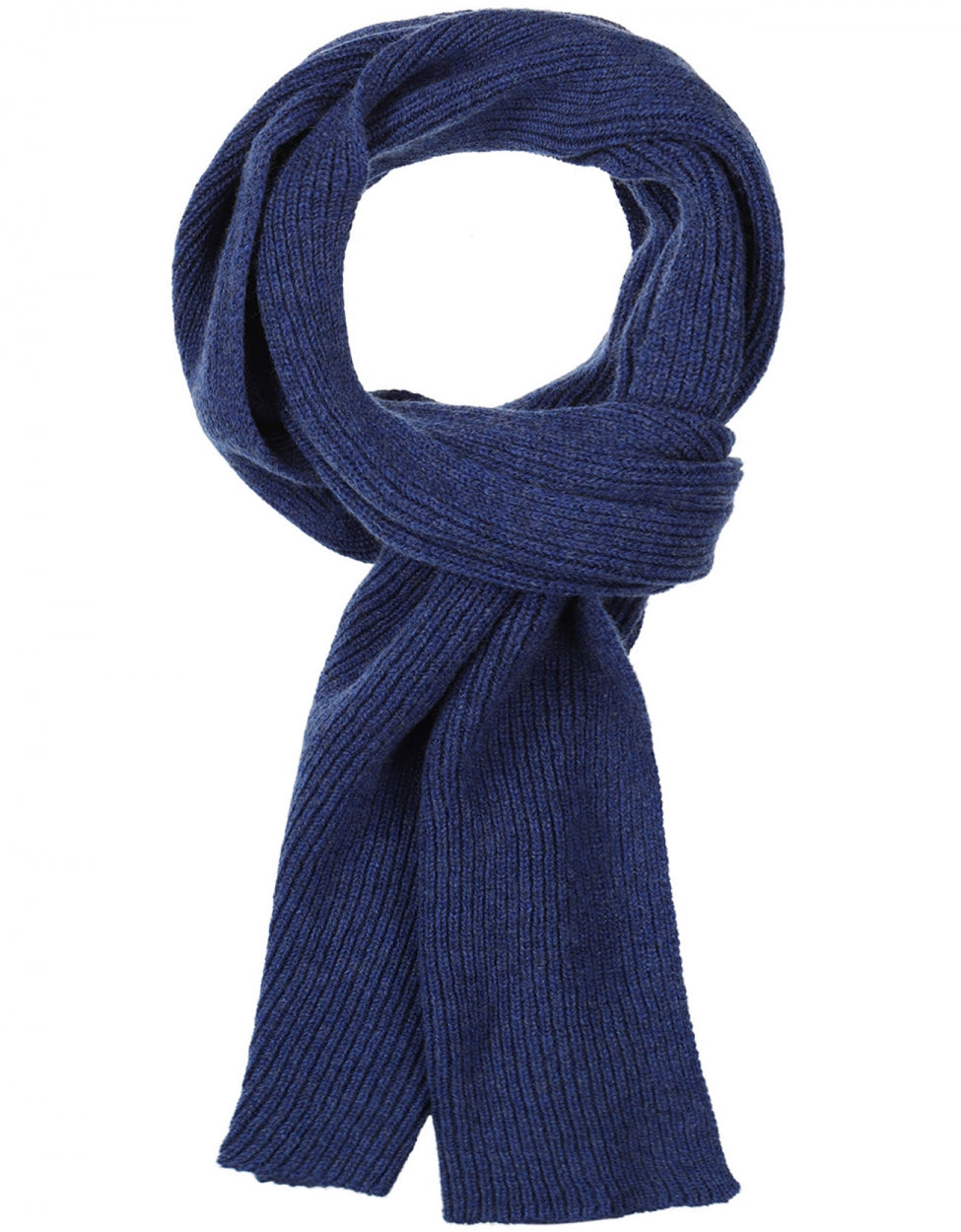 WL Kaschmir-Rippschal | Blau