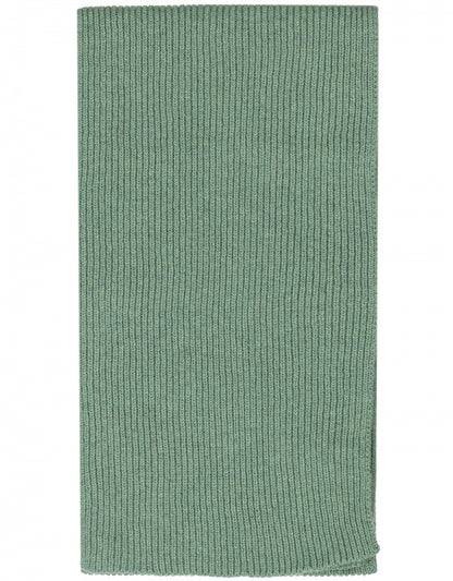 WL Cashmere Rib Scarf | Green