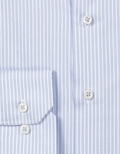 Gestreiftes Hemd | Blau