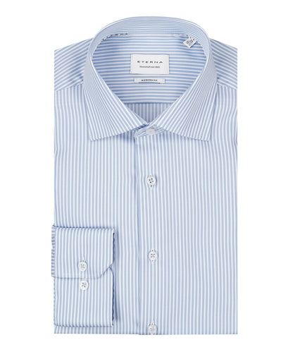 Gestreiftes Hemd | Blau