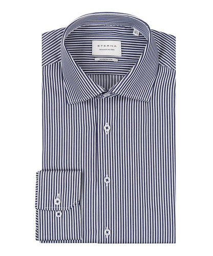 Gestreiftes Hemd | Blau