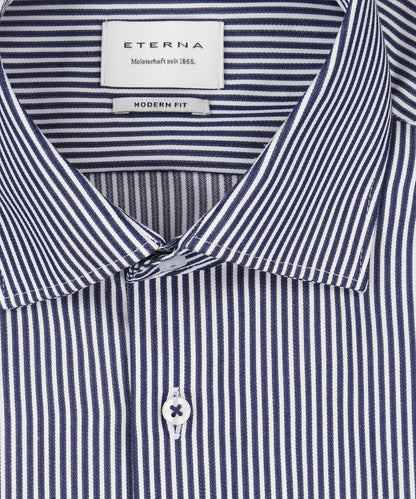 Gestreiftes Hemd | Blau