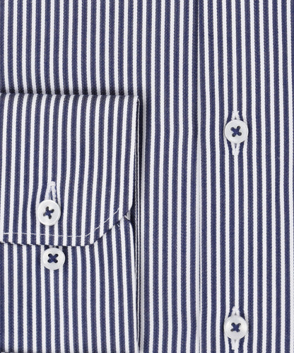 Gestreiftes Hemd | Blau
