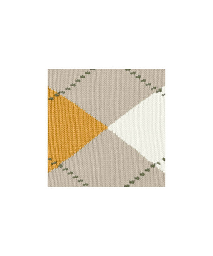 Sok Manchester Kort | Sand/Beige/Orange diamond check