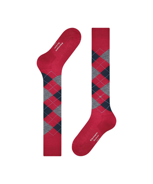 Manchester heren kniekousen | Rood