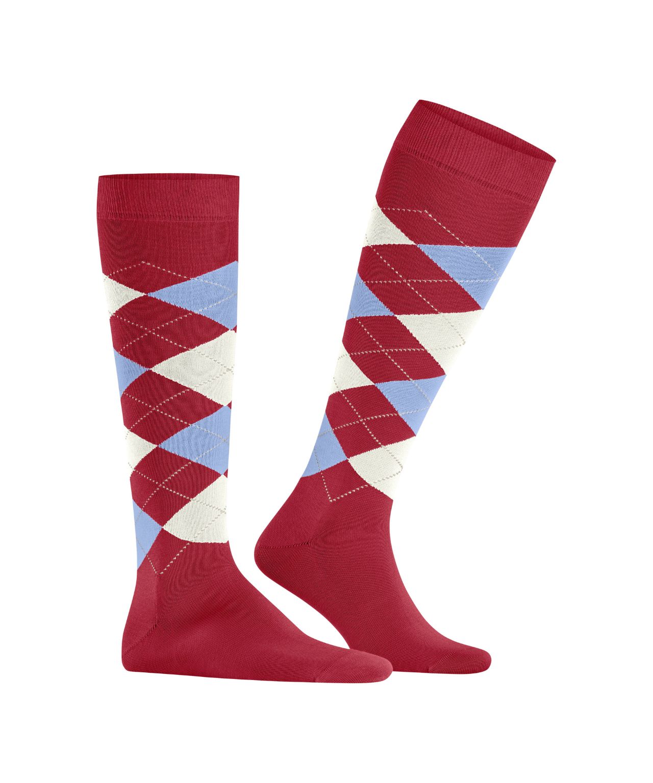 Sok Manchester Lang | Red Light Blue Beige Daimond Check