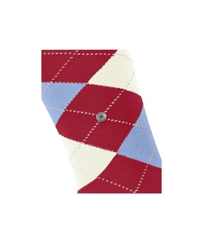 Sok Manchester Lang | Red Light Blue Beige Daimond Check