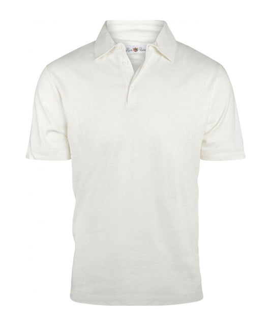 Polo Katoen/Linnen | White