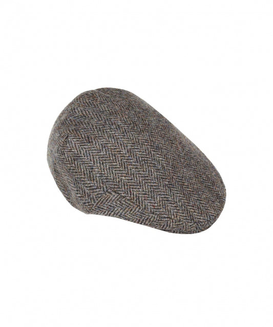 Klassieke Cap | Beige Grijs Herringbone