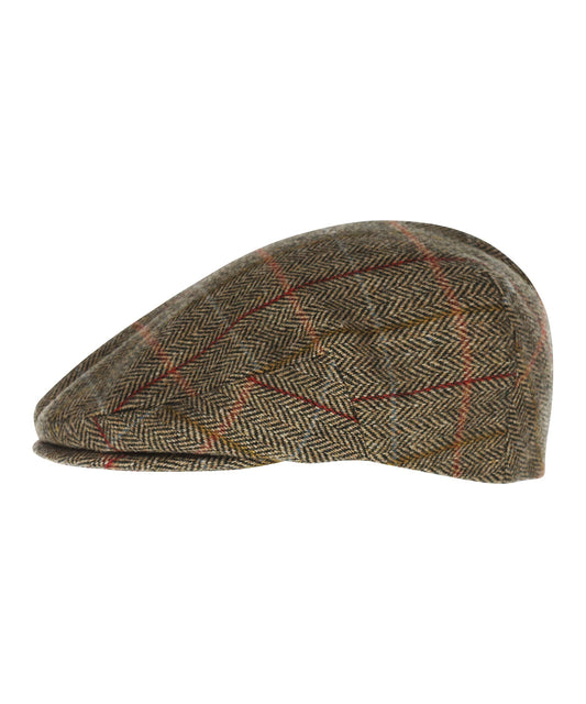 Klassieke Cap | Beige Herringbone Overcheck
