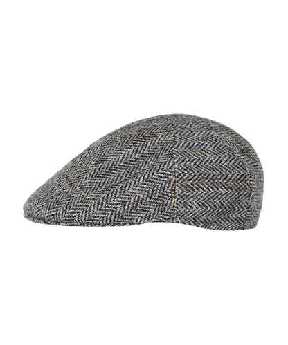 Tweed-Kappe vorgeformt | Grau