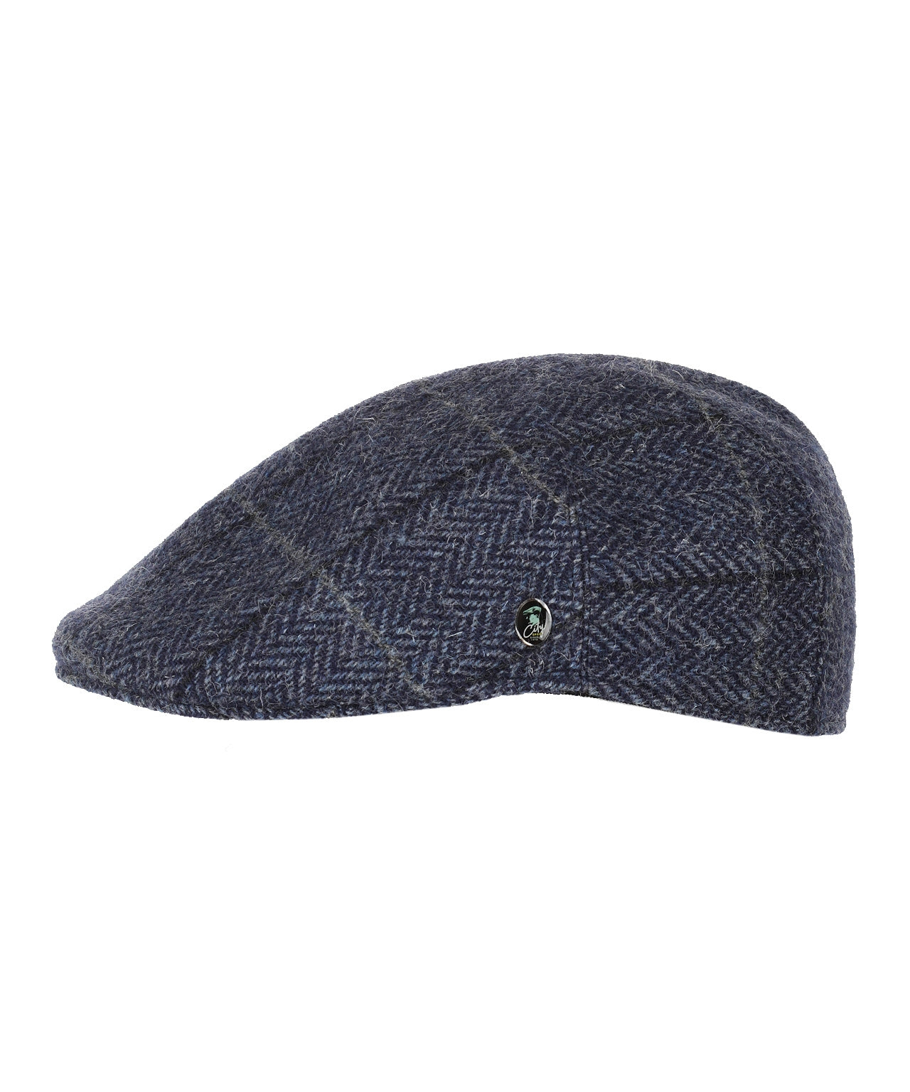 Tweed-Mütze vorgeformt | Blau