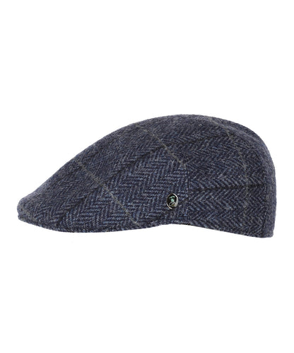 Tweed-Mütze vorgeformt | Blau