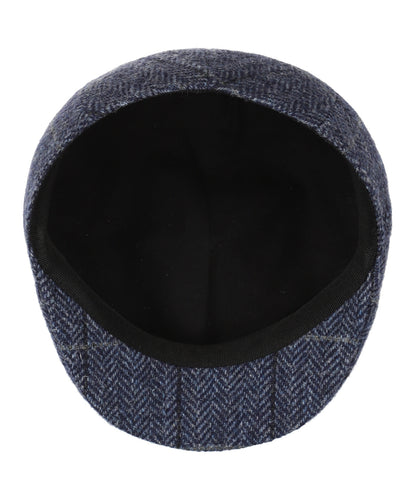 Tweed-Mütze vorgeformt | Blau