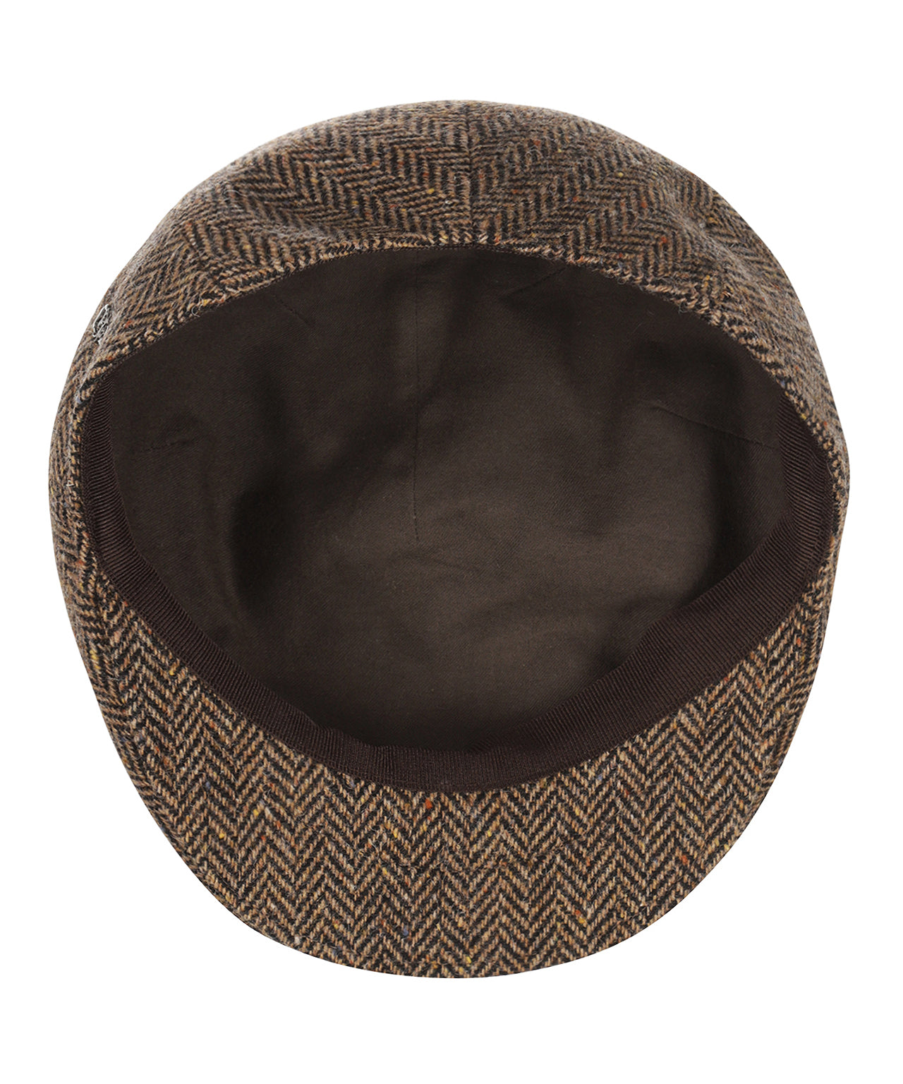 Jockey Tweed Cap | Bruin Herringbone Tweed
