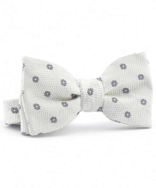 Strik zijde | Wit Print