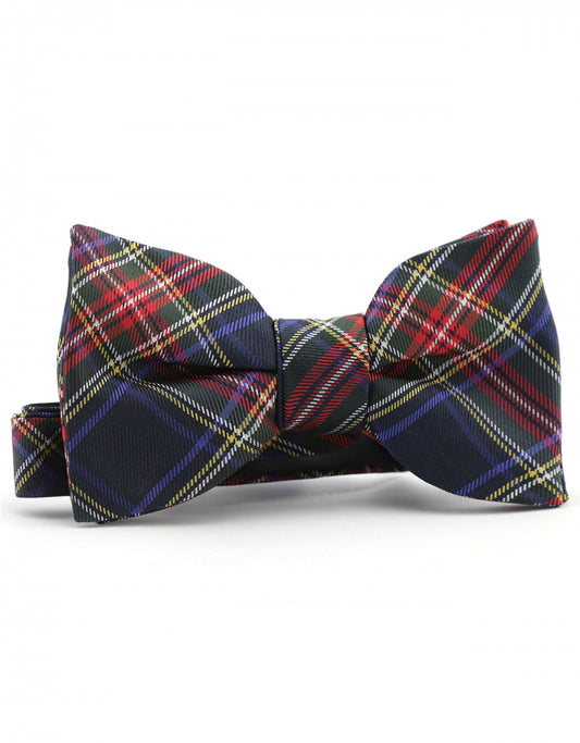 Strik zijde | Navy Tartan