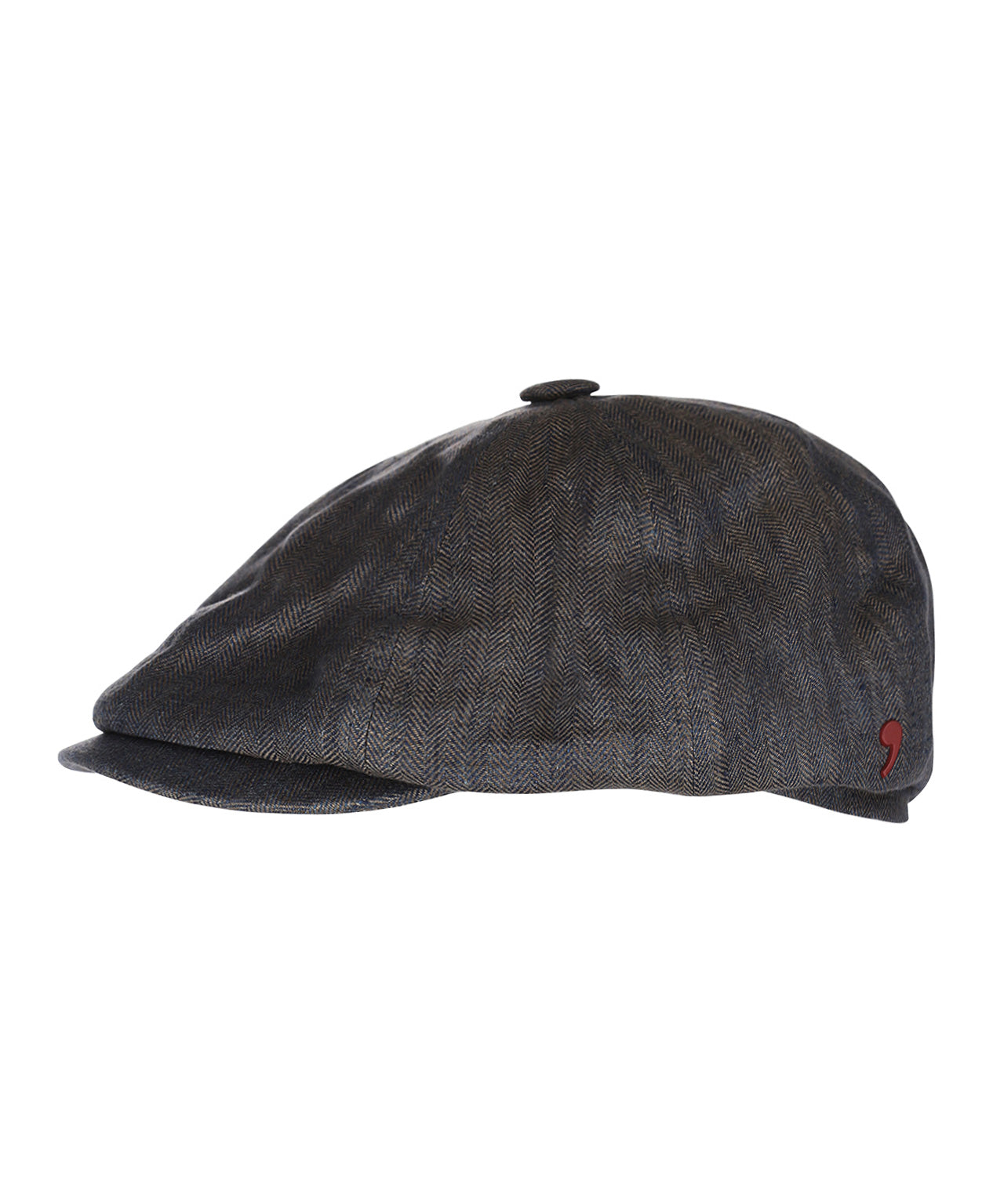 Ballon Cap | Grijs Herringbone