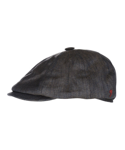 Ballon Cap | Grijs Herringbone