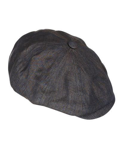 Ballon Cap | Grijs Herringbone