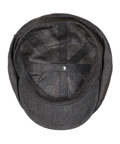 Ballon Cap | Grijs Herringbone