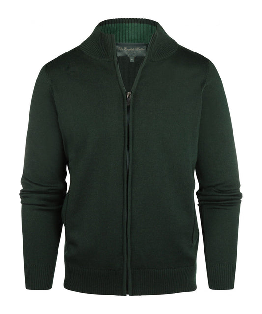 Merino Rits Vest | Fles Groen