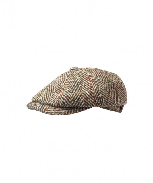 Hatteras HerringboneWV | Groen/Bruin Melange large herringbone