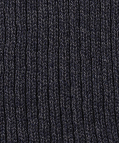 Gerippter Merinoschal | Blau