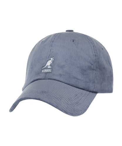 Baseballkappe aus Cord | Denimblau