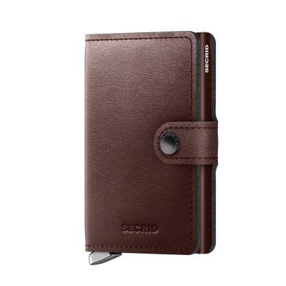 Secrid Premium Mini-Geldbörse | Dunkelbraun