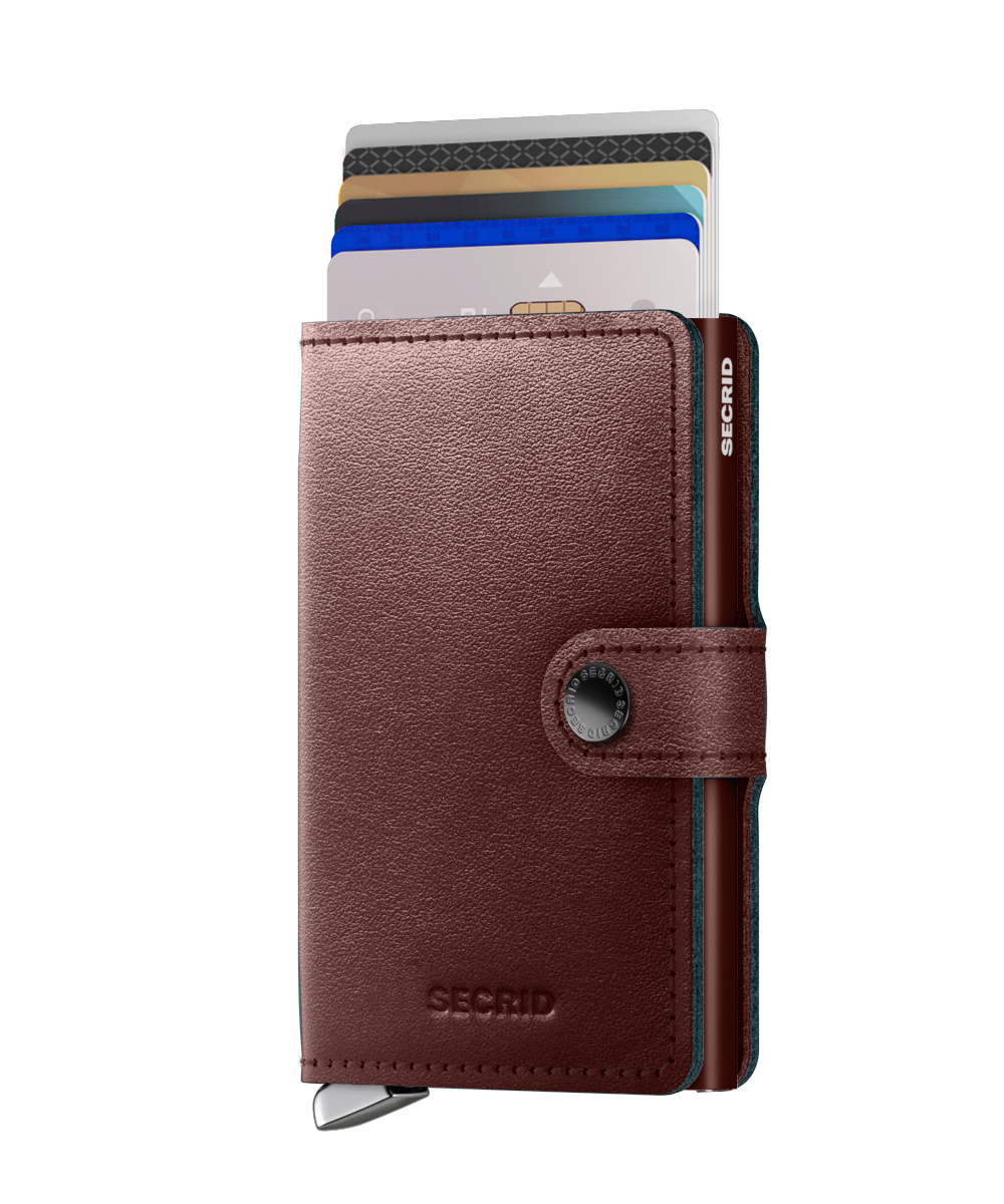 Secrid Premium Mini-Geldbörse | Dunkelbraun