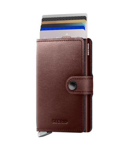 Secrid Premium Mini-Geldbörse | Dunkelbraun