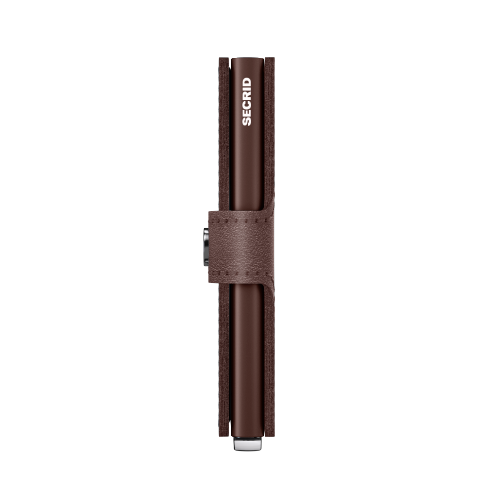 Secrid Premium Mini-Geldbörse | Dunkelbraun