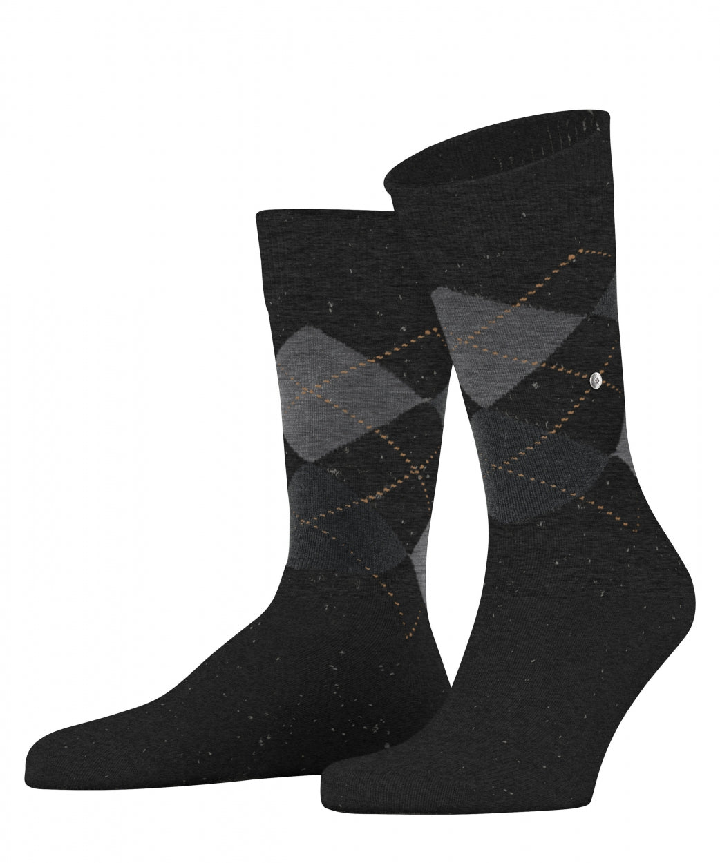 Dundee Sok | Black/Grey diamond check