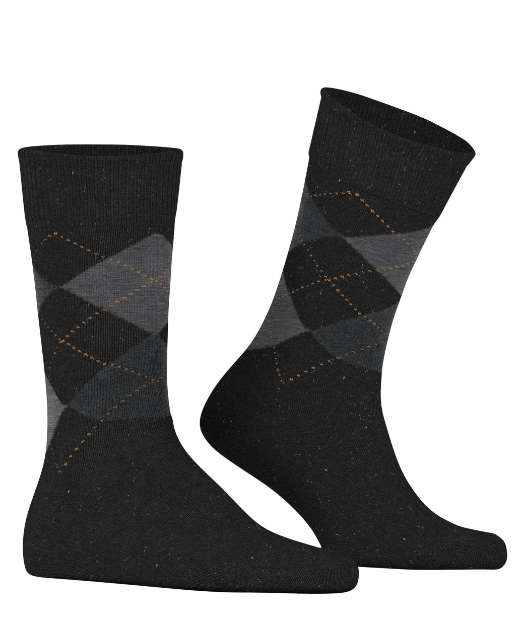 Dundee Sok | Black/Grey diamond check