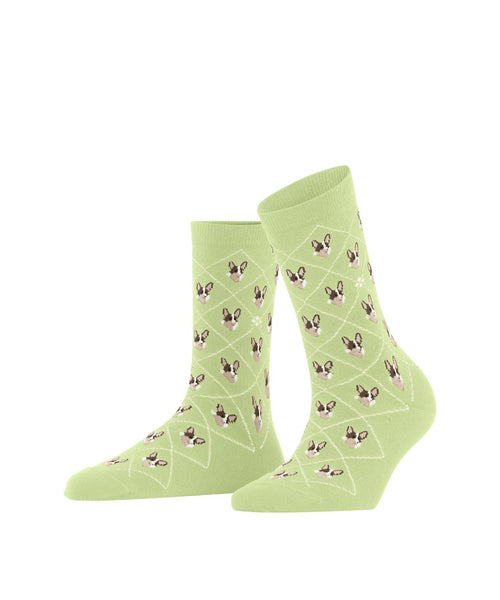 Burlington Corgi Dames Sokken | Groen