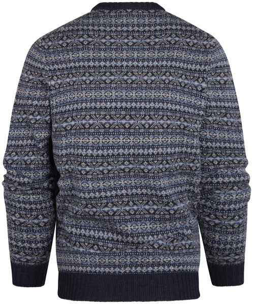 AP Ronde Hals Fairisle | Blauw