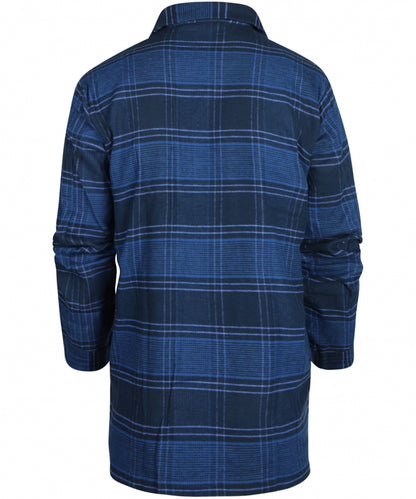 Derek Rose Flanell-Pyjama-Set | Blau