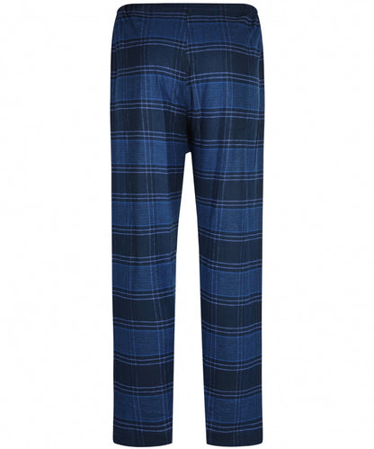 Derek Rose Flanell-Pyjama-Set | Blau