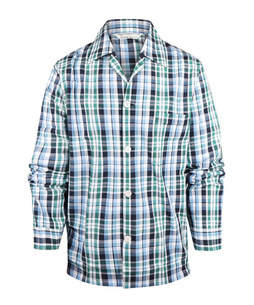 Derek Rose Flannel Pyjama Set | Blauw