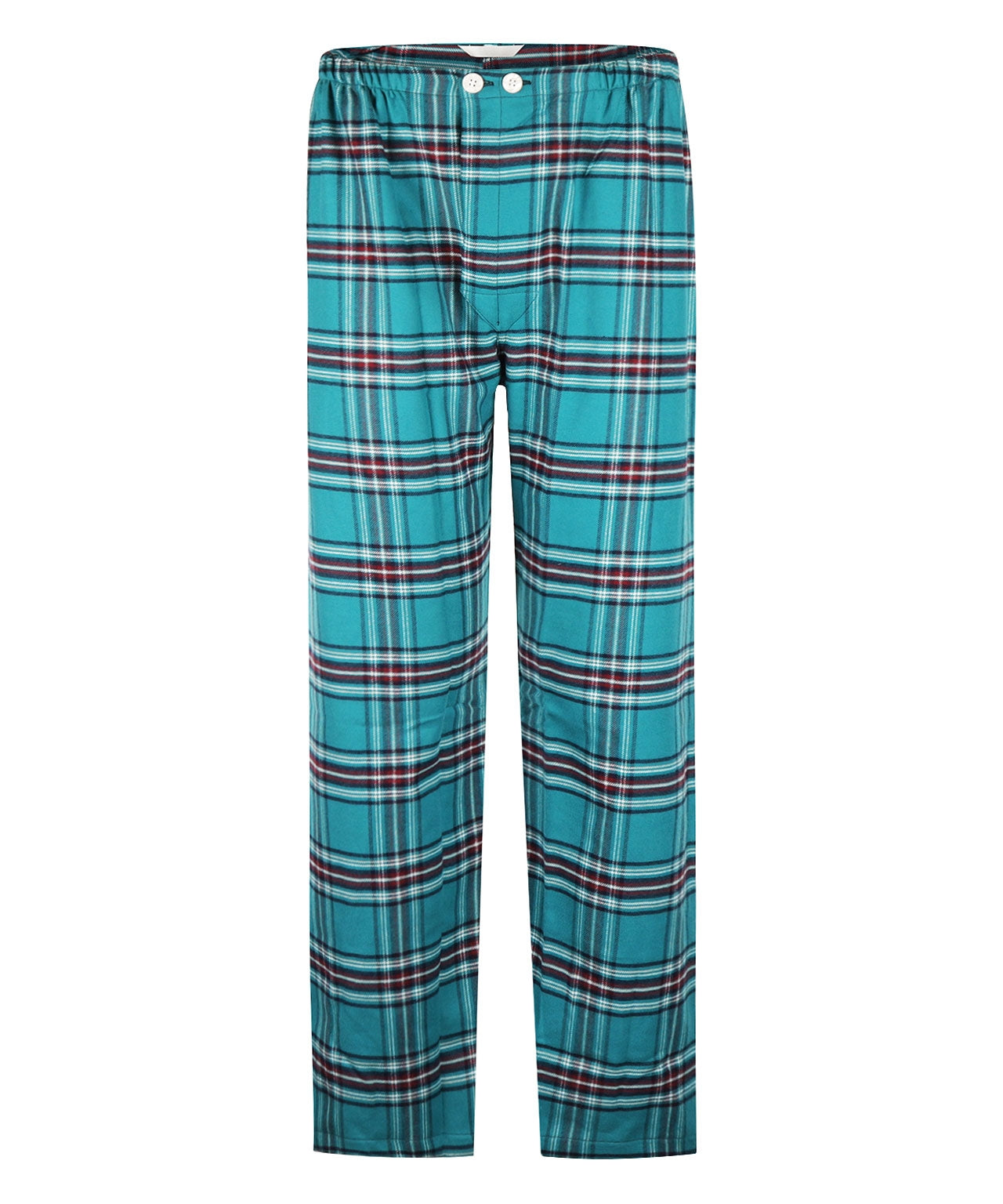 Derek Rose Flanell-Pyjama-Set | Grün