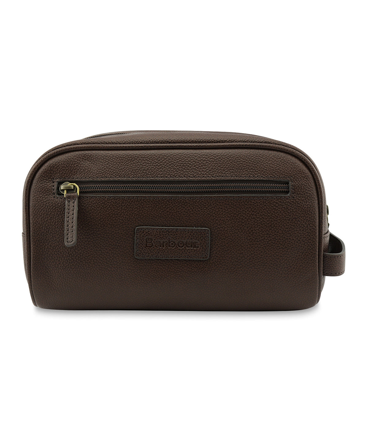 Barbour Leder-Kulturbeutel | Braun