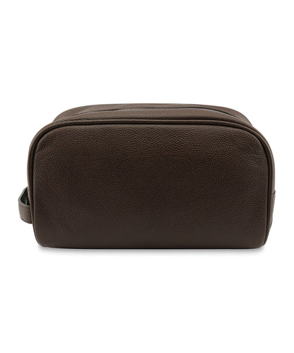 Barbour Leder-Kulturbeutel | Braun