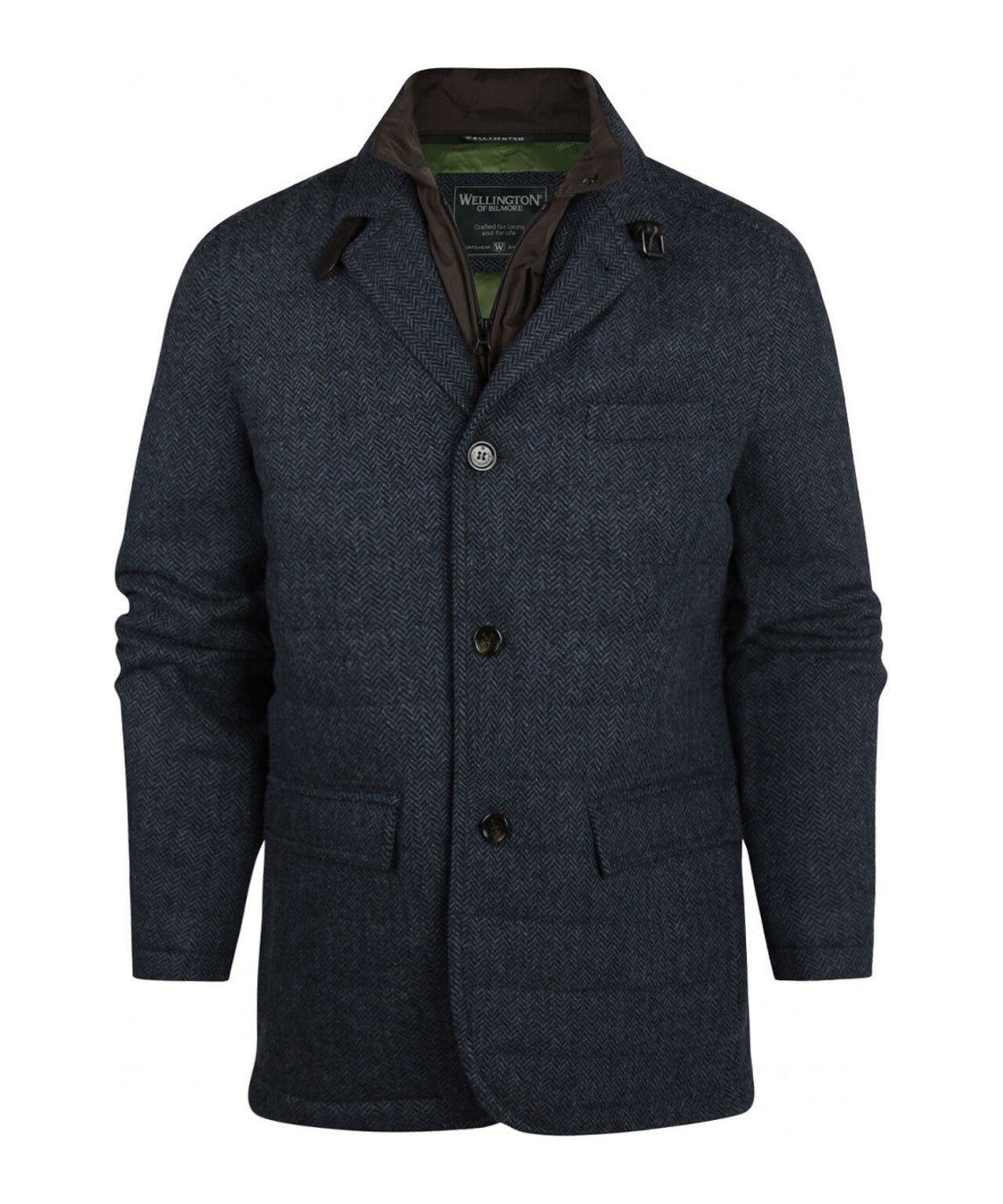 Wellington-Jacke Österreich | Denimblau