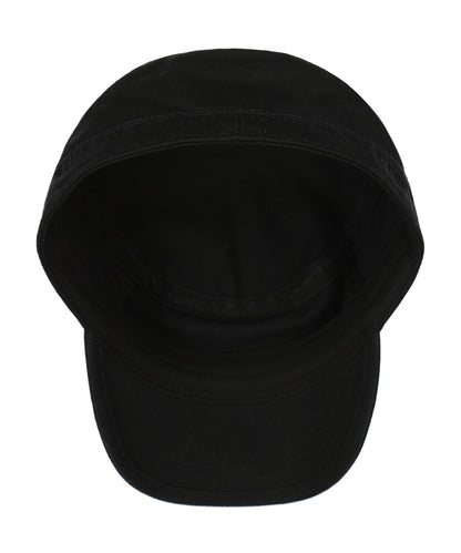 Army-Cap aus Baumwolle | Schwarz