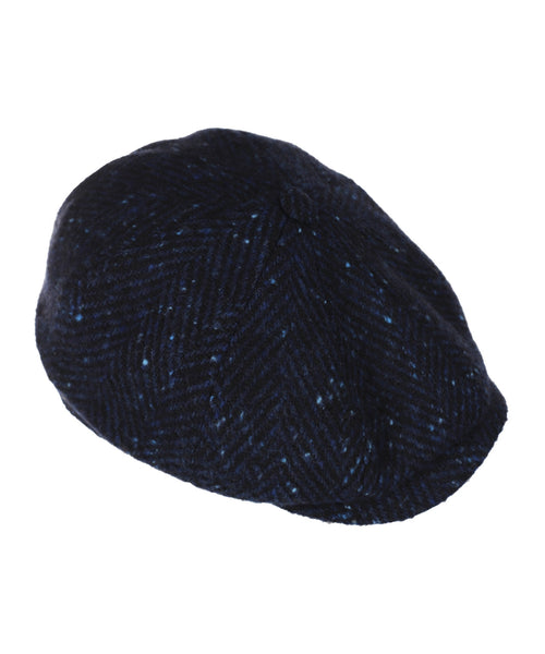 Stetson Hatteras Herringbone WV | Blauw Visgraat