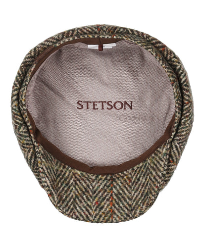 Stetson Hatteras Fischgrätmuster WV | Oliv/Beige