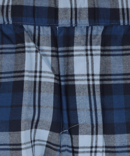 Flanell-Pyjama-Set | Marineblau