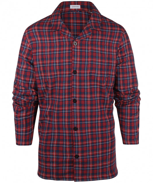 Pyjama Flannel | Rood/Donkerblauw ruit